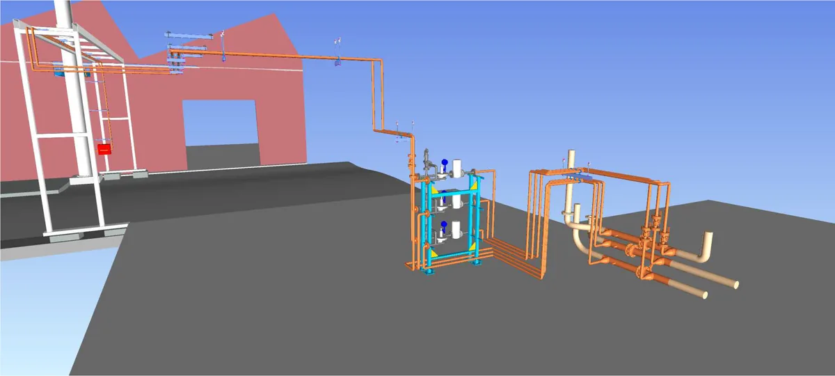 Modélisation 3D réalisée par le bureau d'études ERRM